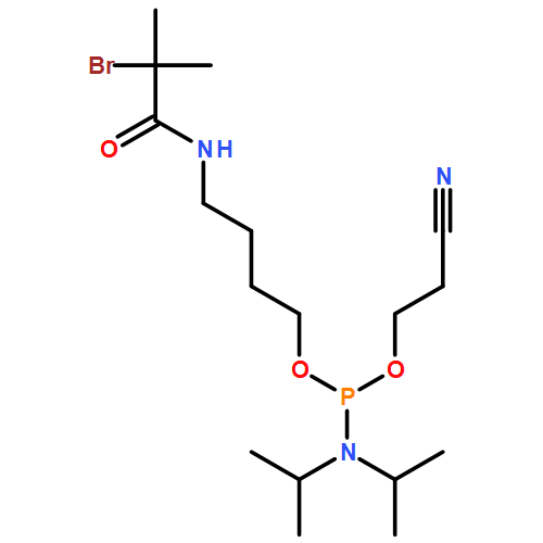 Phosphoramidous acid, N,N-bis(1-methylethyl)-, 4-[(2-bromo-2-methyl-1-oxopropyl)amino]butyl 2-cyanoethyl ester
