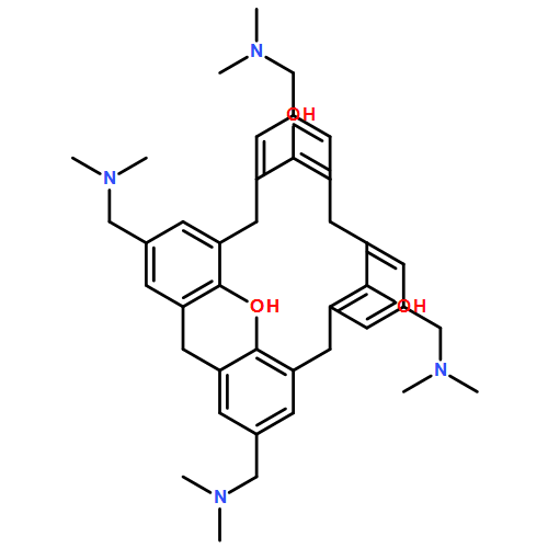 Pentacyclo[19.3.1.13,7.19,13.115,19]octacosa-1(25),3,5,7(28),9,11,13(27),15,17,19(26),21,23-dodecaene-25,26,27,28-tetrol, 5,11,17,23-tetrakis[(dimethylamino)methyl]-