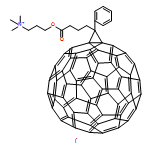 1-Propanaminium, N,N,N-trimethyl-3-[1-oxo-4-(3'-phenyl-3'H-cyclopropa[1,9][5,6]fulleren-C60-Ih-3'-yl)butoxy]-, iodide (1:1) 