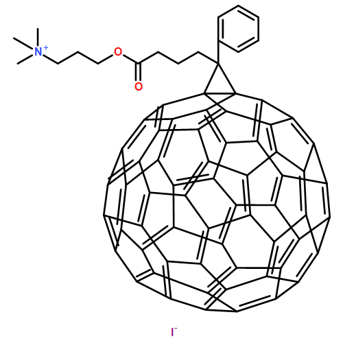 1-Propanaminium, N,N,N-trimethyl-3-[1-oxo-4-(3'-phenyl-3'H-cyclopropa[1,9][5,6]fulleren-C60-Ih-3'-yl)butoxy]-, iodide (1:1) 