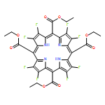 21H,23H-Porphine-5,10,15,20-tetracarboxylic acid, 2,3,7,8,12,13,17,18-octafluoro-, 5,10,15,20-tetraethyl ester