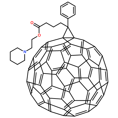 3'H-Cyclopropa[1,9][5,6]fullerene-C60-Ih-3'-butanoic acid, 3'-phenyl-, 2-(1-piperidinyl)ethyl ester 