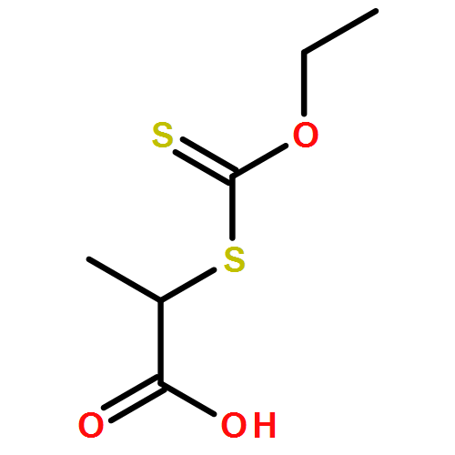 Propanoic acid, 2-[(ethoxythioxomethyl)thio]-