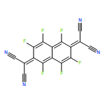 Propanedinitrile, 2,2'-(1,3,4,5,7,8-hexafluoro-2,6-naphthalenediylidene)bis-