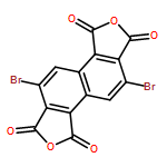 Naphtho[1,2-c:5,6-c']difuran-1,3,6,8-tetrone, 5,10-dibromo-