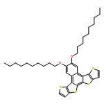 Dithieno[2,3-d:2',3'-d']naphtho[2,1-b:3,4-b']dithiophene, 5,6-bis(decyloxy)-