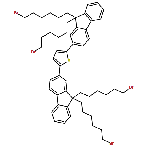 Thiophene, 2,5-bis[9,9-bis(6-bromohexyl)-9H-fluoren-2-yl]-