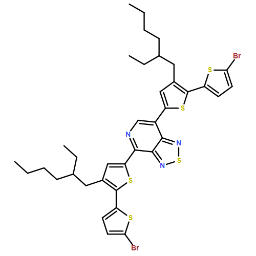 [1,2,5]Thiadiazolo[3,4-c]pyridine, 4,7-bis[5'-bromo-3-(2-ethylhexyl)[2,2'-bithiophen]-5-yl]-