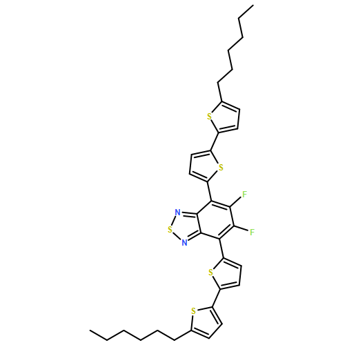 2,1,3-Benzothiadiazole, 5,6-difluoro-4,7-bis(5'-hexyl[2,2'-bithiophen]-5-yl)-