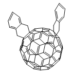 Dinaphtho[2',3':1,9;2'',3'':16,17][5,6]fullerene-C -I , 1',1'',4',4''-tetrahydro-