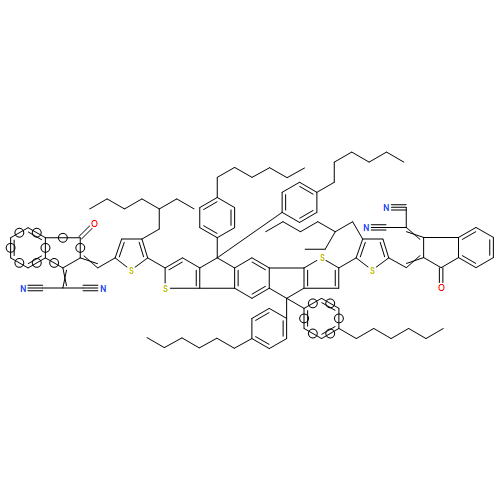 Propanedinitrile, 2,2'-[[4,4,9,9-tetrakis(4-hexylphenyl)-4,9-dihydro-s-indaceno[1,2-b:5,6-b']dithiophene-2,7-diyl]bis[[4-(2-ethylhexyl)-5,2-