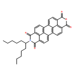 1H-2-Benzopyrano[6',5',4':10,5,6]anthra[2,1,9-def]isoquinoline-1,3,8,10(9H)-tetrone, 9-(1-pentylhexyl)-