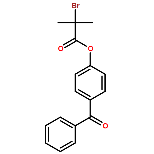 Propanoic acid, 2-bromo-2-methyl-, 4-benzoylphenyl ester