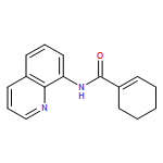 1-Cyclohexene-1-carboxamide, N-8-quinolinyl- 