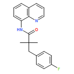 Benzenepropanamide, 4-fluoro-α,α-dimethyl-N-8-quinolinyl- 