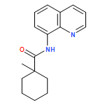 Cyclohexanecarboxamide, 1-methyl-N-8-quinolinyl- 