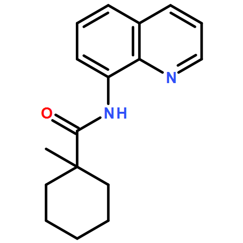 Cyclohexanecarboxamide, 1-methyl-N-8-quinolinyl- 