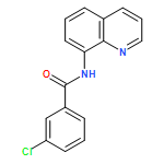 Benzamide, 3-chloro-N-8-quinolinyl- 