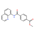 Benzoic acid, 4-[(8-quinolinylamino)carbonyl]-, methyl ester 