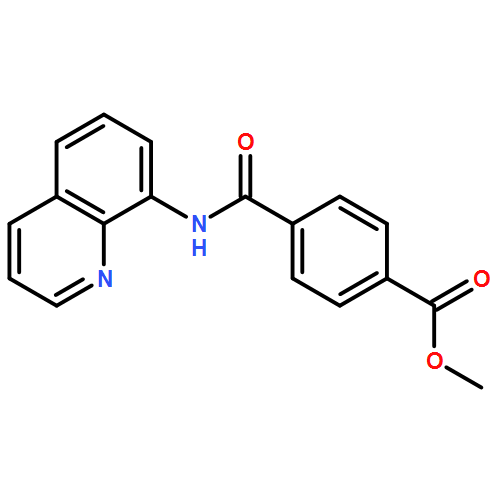 Benzoic acid, 4-[(8-quinolinylamino)carbonyl]-, methyl ester 