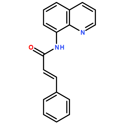 2-Propenamide, 3-phenyl-N-8-quinolinyl-, (2E)- 