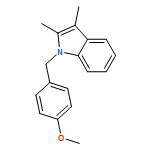 1H-Indole, 1-[(4-methoxyphenyl)methyl]-2,3-dimethyl- 