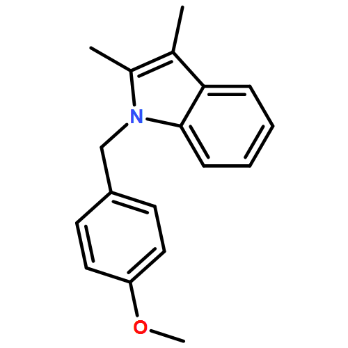 1H-Indole, 1-[(4-methoxyphenyl)methyl]-2,3-dimethyl- 
