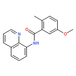 Benzamide, 5-methoxy-2-methyl-N-8-quinolinyl- 