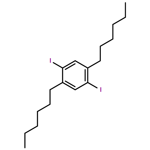 Benzene, 1,4-dihexyl-2,5-diiodo- 