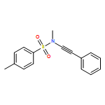 Benzenesulfonamide, N,4-dimethyl-N-(2-phenylethynyl)- 