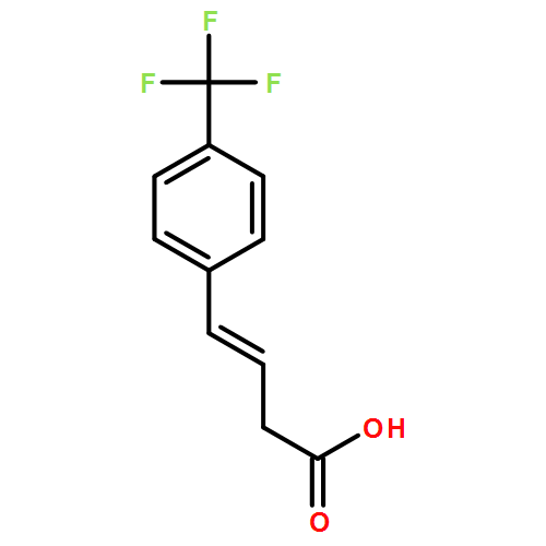 3-Butenoic acid, 4-[4-(trifluoromethyl)phenyl]-, (3E)- 