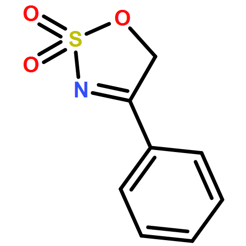 5H-1,2,3-Oxathiazole, 4-phenyl-, 2,2-dioxide 