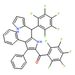 Methanone, (2,3,4,5,6-pentafluorophenyl)[5-[(2,3,4,5,6-pentafluorophenyl)-1H-pyrrol-2-ylmethyl]-3,4-diphenyl-1H-pyrrol-2-yl]- 