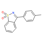 1,2-Benzisothiazole, 3-(4-methylphenyl)-, 1,1-dioxide 
