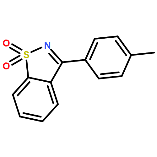 1,2-Benzisothiazole, 3-(4-methylphenyl)-, 1,1-dioxide 