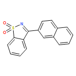1,2-Benzisothiazole, 3-(2-naphthalenyl)-, 1,1-dioxide 