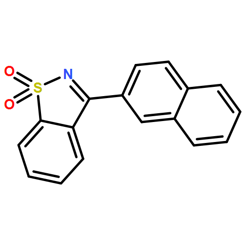 1,2-Benzisothiazole, 3-(2-naphthalenyl)-, 1,1-dioxide 