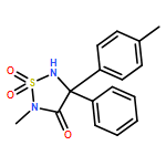 1,2,5-Thiadiazolidin-3-one, 2-methyl-4-(4-methylphenyl)-4-phenyl-, 1,1-dioxide, (4R)- 