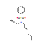 Benzenesulfonamide, N-(2E)-2-hexen-1-yl-4-methyl-N-2-propyn-1-yl- 
