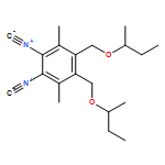 Benzene, 1,2-diisocyano-3,6-dimethyl-4,5-bis[[(1R)-1-methylpropoxy]methyl]- 