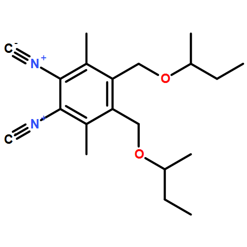 Benzene, 1,2-diisocyano-3,6-dimethyl-4,5-bis[[(1R)-1-methylpropoxy]methyl]- 