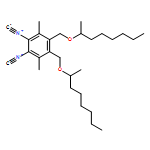 Benzene, 1,2-diisocyano-3,6-dimethyl-4,5-bis[[[(1R)-1-methylheptyl]oxy]methyl]- 