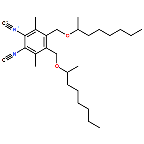 Benzene, 1,2-diisocyano-3,6-dimethyl-4,5-bis[[[(1R)-1-methylheptyl]oxy]methyl]- 