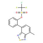 Methanesulfonic acid, 1,1,1-trifluoro-, 2-(7-methyl-2,1,3-benzothiadiazol-4-yl)phenyl ester 