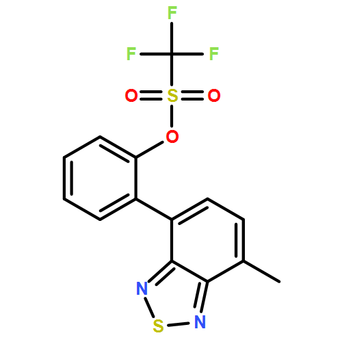 Methanesulfonic acid, 1,1,1-trifluoro-, 2-(7-methyl-2,1,3-benzothiadiazol-4-yl)phenyl ester 