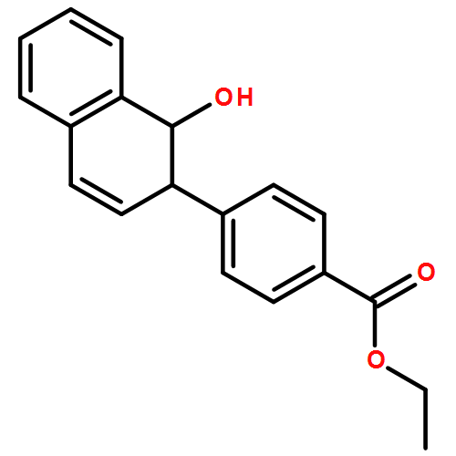 Benzoic acid, 4-[(1S,2R)-1,2-dihydro-1-hydroxy-2-naphthalenyl]-, ethyl ester 