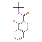 2-Naphthalenecarboxylic acid, 1-bromo-, 1,1-dimethylethyl ester 