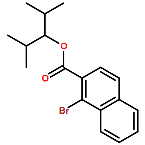 2-Naphthalenecarboxylic acid, 1-bromo-, 2-methyl-1-(1-methylethyl)propyl ester 