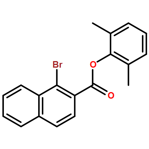 2-Naphthalenecarboxylic acid, 1-bromo-, 2,6-dimethylphenyl ester 