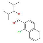 2-Naphthalenecarboxylic acid, 1-chloro-, 2-methyl-1-(1-methylethyl)propyl ester 